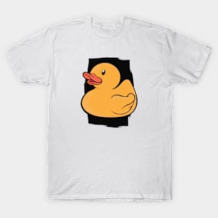 Cute Rubber Ducky Yellow Duck Squeaky Duck T-Shirt